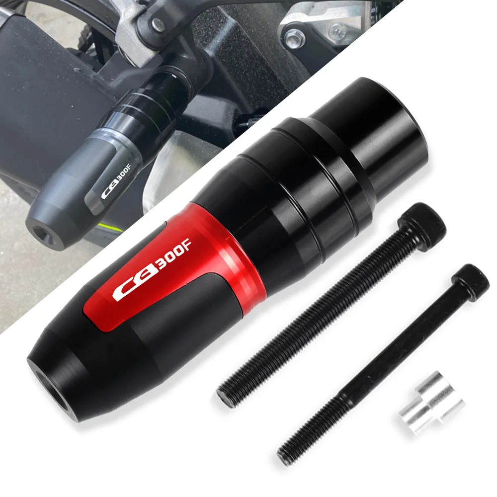 Фото Аксессуары для мотоциклов Honda CB300F 2014 2015 2016 2017 2018-2021 2020 CNC слайдеры выхлопной рамы противоударные Прокладки Защита от падения №1