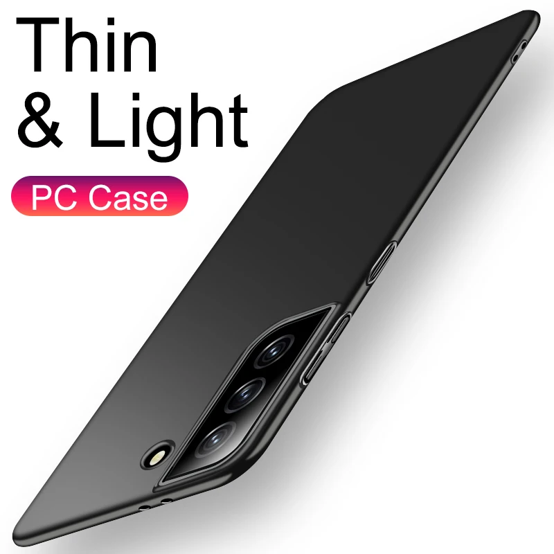 Ультратонкий чехол из поликарбоната для Samsung Galaxy S21 S20 Fe Ultra S10 Plus A72 A52 A32 A71 A51 A31 A70 A50