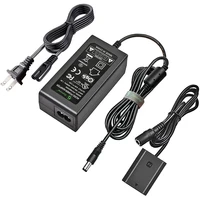 gonine np fz100 ac power adapter kit for sony bc qz1 battery charger and alpha a7 iii a7r iii a9 a9r a9s cameras