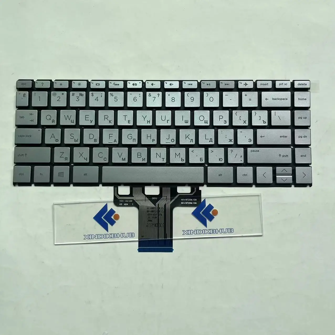 XIN-Russian-US Клавиатура для ноутбука с подсветкой HP Pavilion X360 14-CD 14-CE 14-CM 14-DA 14-DK 14-CK 14-CC