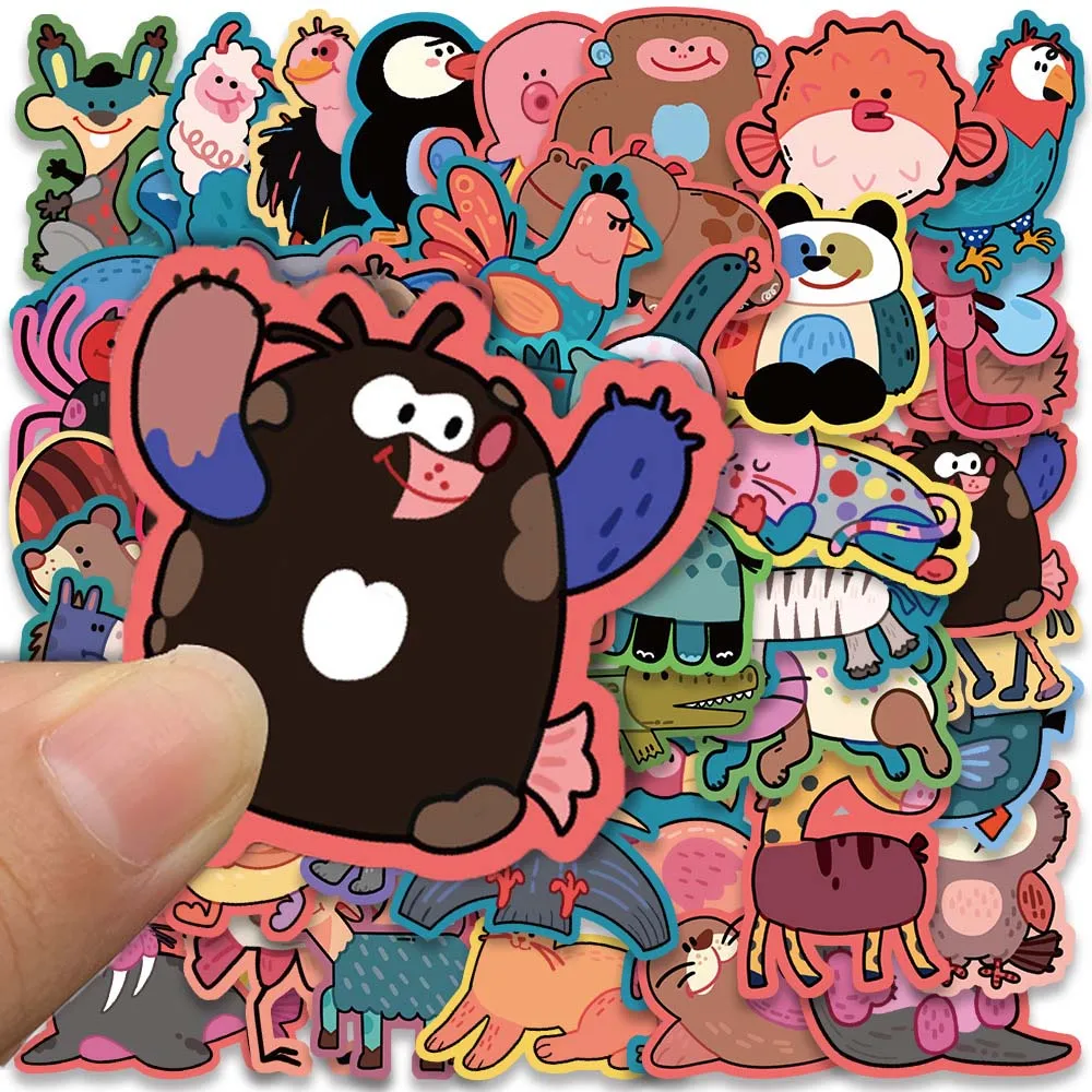 

50 шт., детские наклейки для ноутбука