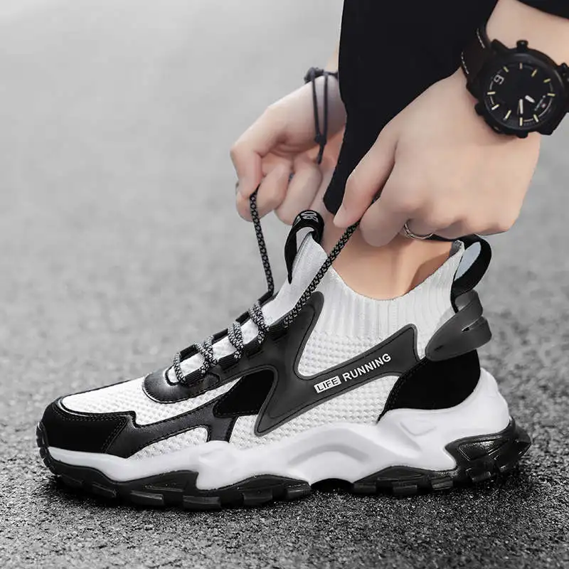 

Эспадрильи для роликовых коньков, вязаные роскошные мужские кроссовки, мужская повседневная обувь, Противоударная обувь для мужчин, брендо...