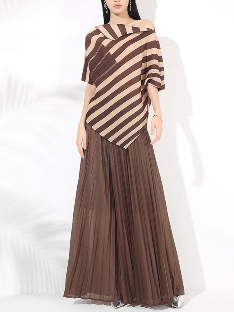 Женский плиссированный комплект из 2 предметов