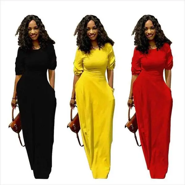 

Womens Solid Color Waist Tight Pocket Dropped Dress Brief Multi
