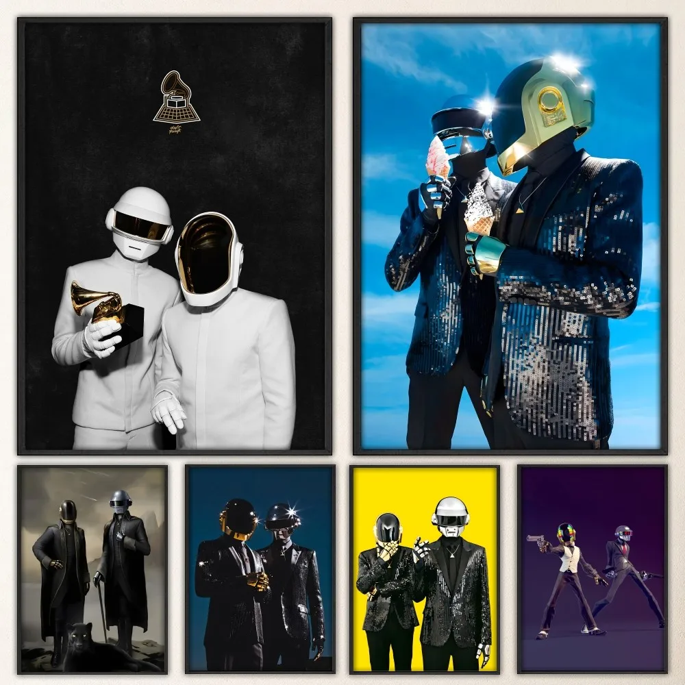 D-Daft панк группа Франция плакат печать постер настенная живопись спальня