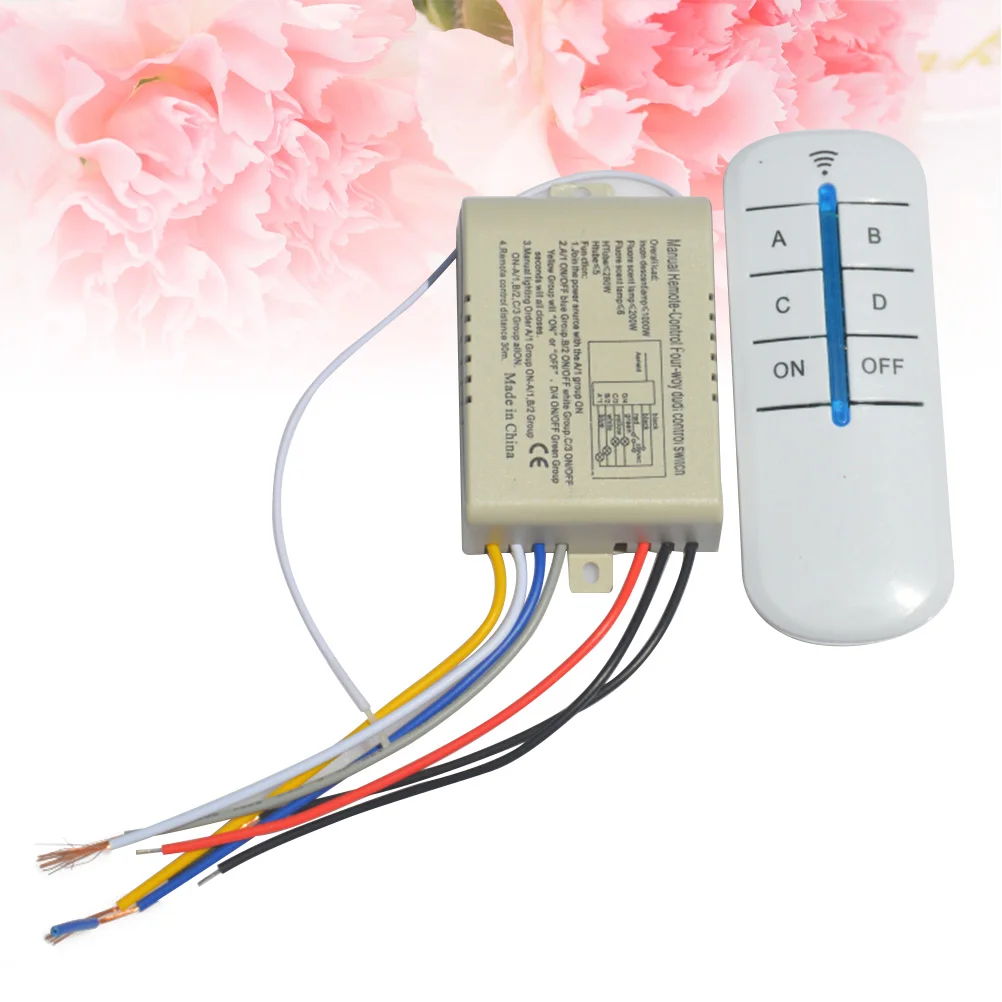 

4 Channel Wireless Switch for Droplight Fluorescent Lamp Lamp