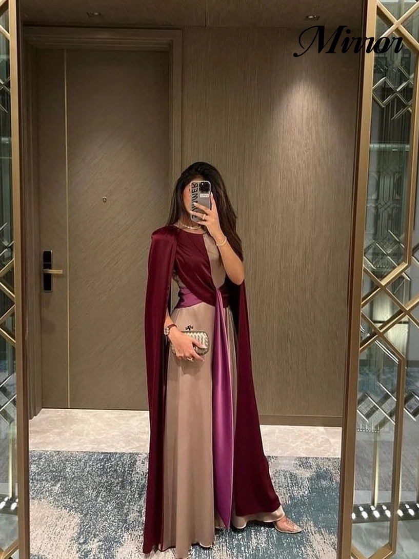 

Mirror Dress Elegant Vintage Sexy Ruffle Red Ribbon Stylish Customized Formal Occasion Prom Dress Evening Party Gowns