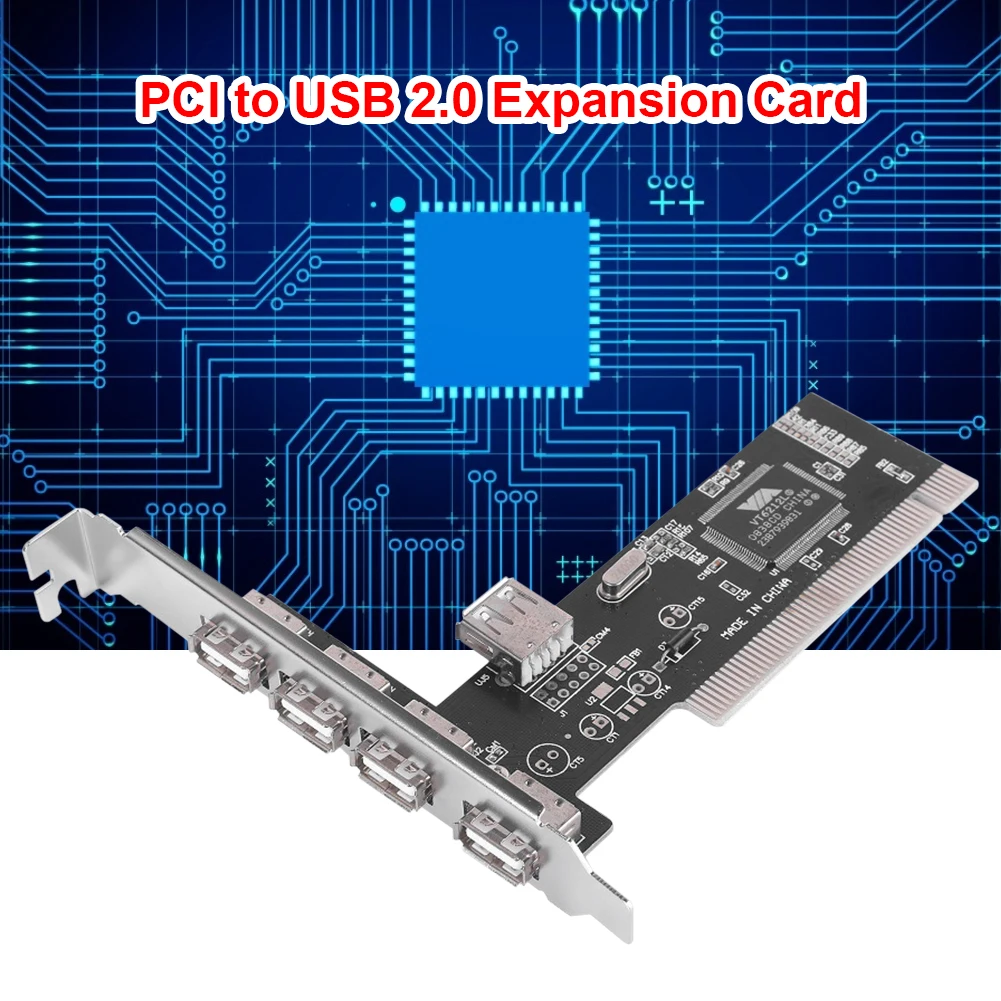 

Адаптер PCI-USB 480 на 4 порта, 2,0 Мб/с