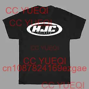 Мужская черная футболка с логотипом шлемы Hjc размер от S до 3Xl