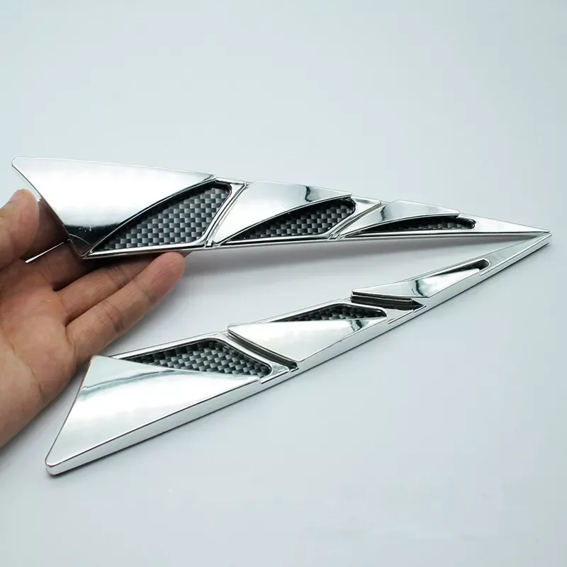 

Car Auto Side Air Outlet Air Intake Sticker Hood Decorative Air Outlet Exterior Accessories High Quality Durable Practical