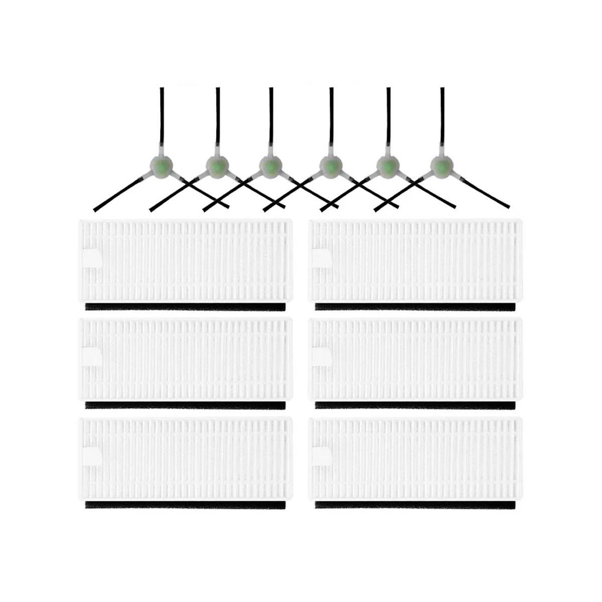 

Для K7 / K8 / L3 / M201 / T800 / U180 / M501-B / F1 / T700 / M520/M571/M301 боковая щетка Hepa фильтр запасные части