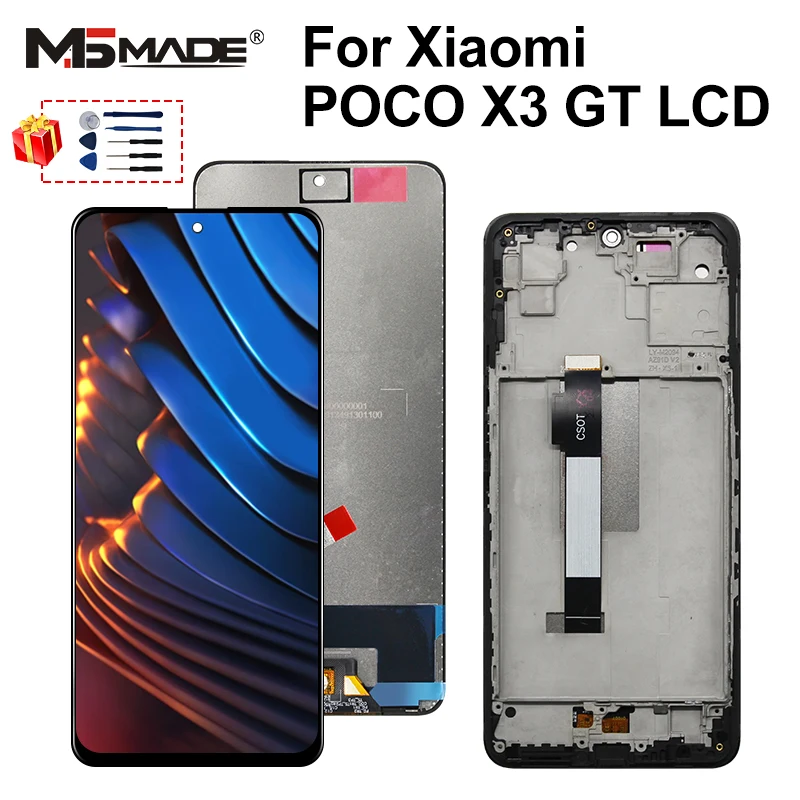 6 &quotоригинальный для Xiaomi POCO X3 GT 21061110AG ЖК-дисплей с сенсорным дигитайзером