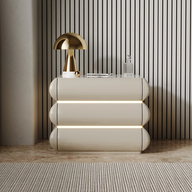 

Smart Nordic Nightstands Wooden Charging Drawers Small White Modern Bedside Table Bedroom Mobili Per La Casa Home Furniture