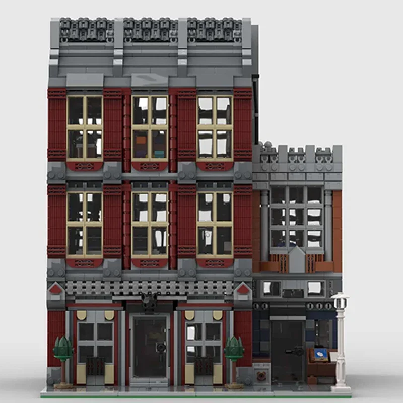 MOC Building Bricks Town Cat Cafe конструктор 2882 шт 14+