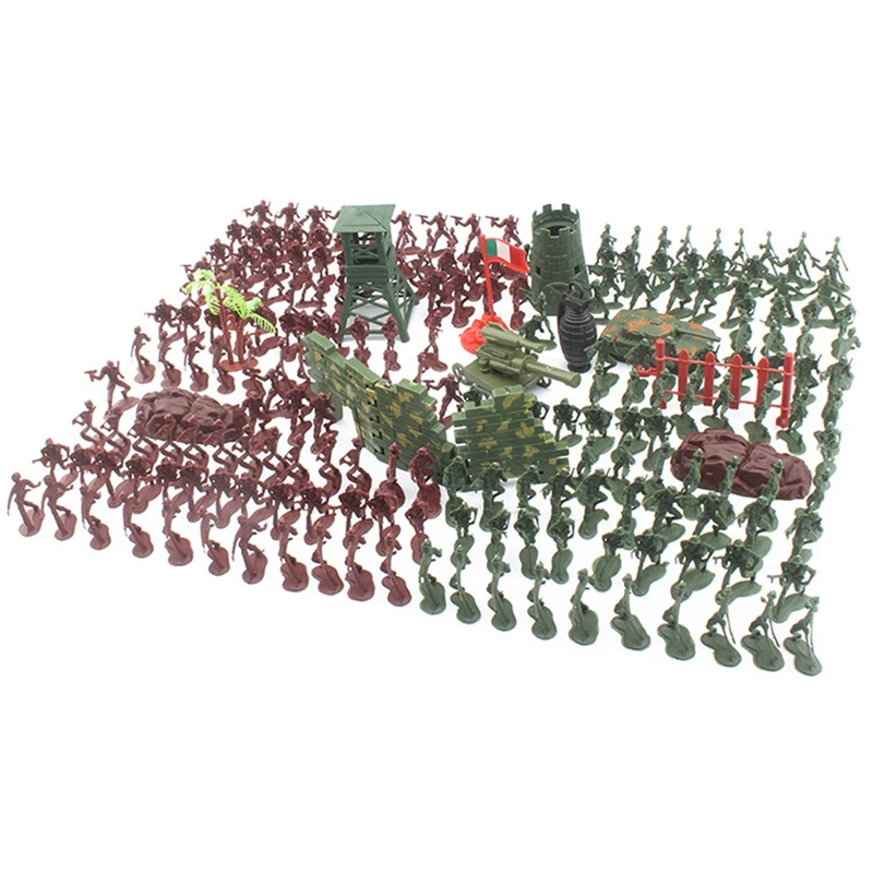 

238Pcs/Set 4cm Mini Soldier Figures Model Set,Soldiers Action Figures and Accessorie Game Model Toys for Children