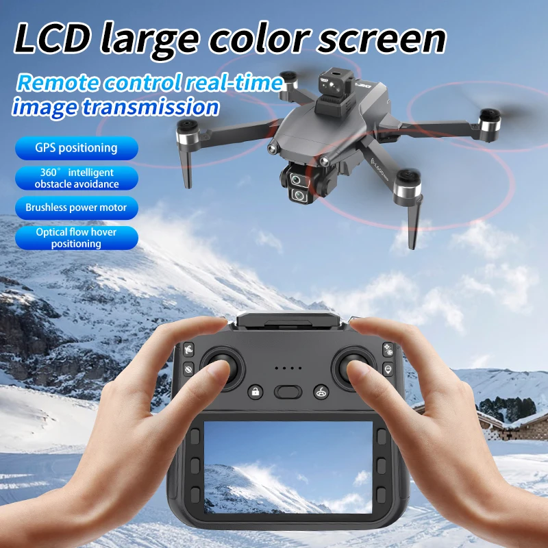 LYZRC L600-1 PRO GPS Дрон 25 кадров в секунду HD Двойная камера EIS 360 Пульт дистанционного