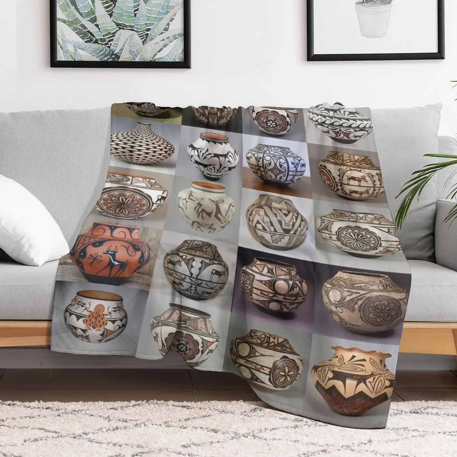 Zuni керамическое одеяло одеяла палочки индивидуальный подарок кровать летнее