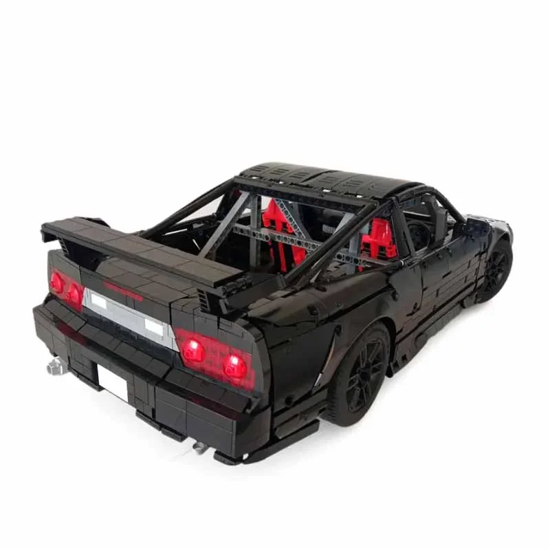 Фото Строительный автомобиль 180SX/240SX масштаб 1:8, модель спортивного автомобиля, 4183 шт., детский подарок на день рождения «сделай сам», рождественская игрушка MOC-104190 №1