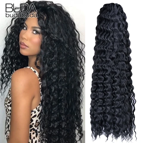 Синтетические волосы BUDABUDABUDA Ariel Curl Water Wave Twist 22 дюйма
