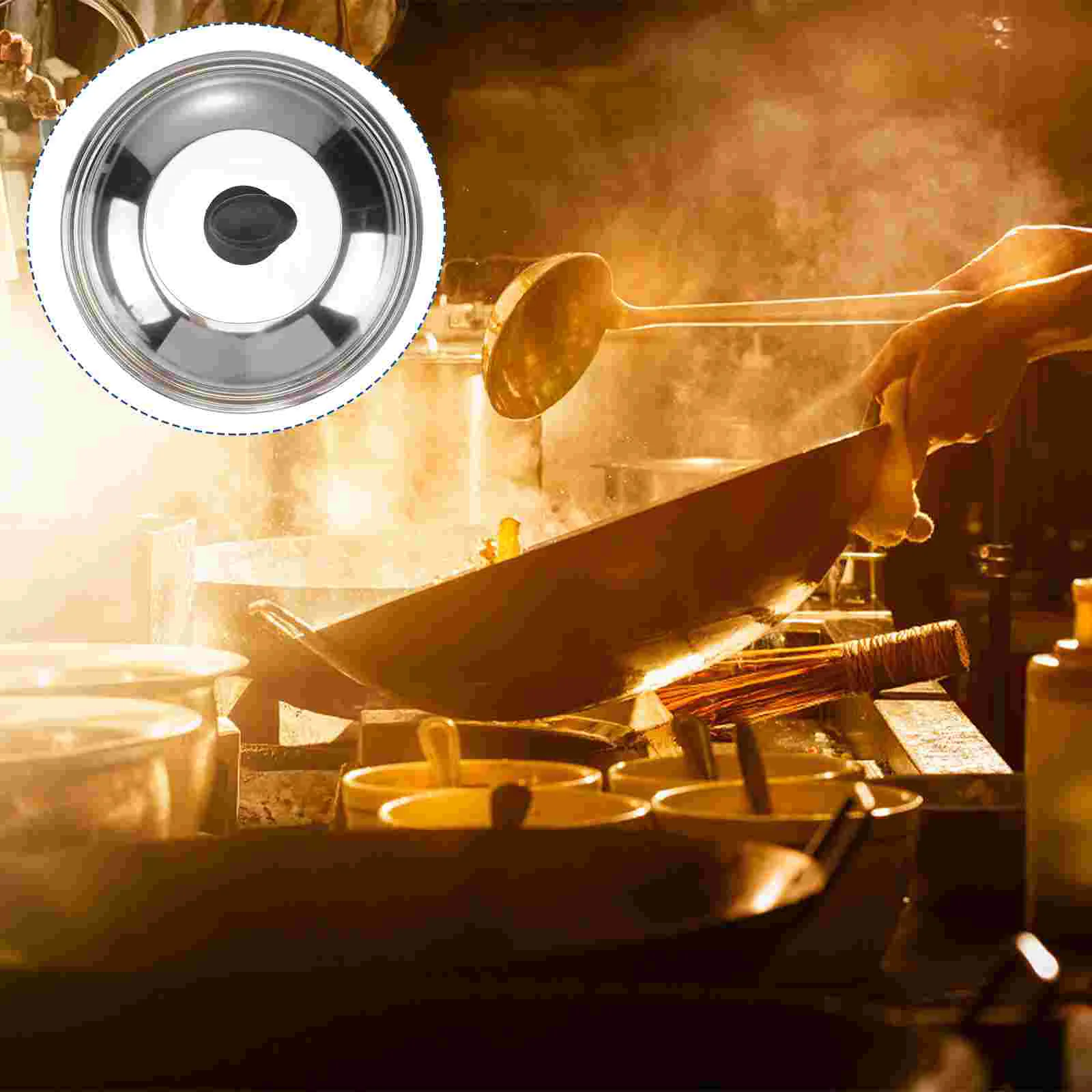 

Lid Cover Pot Pan Universal Lids Replacementcooking Stainless Steel Frying Cookware Skillet Pots Pans Dome Cast Metal Iron Wok