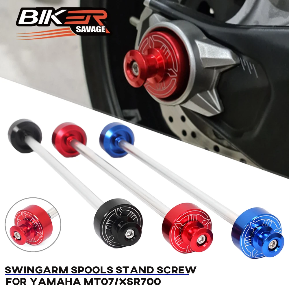 

MT07 For YAMAHA XSR700 YZFR7 FZ07 2014-2022 Swingarm Spools Axle Fork Slider Motorcycle Parts Wheel Stand Screws MT 07 YZF R7