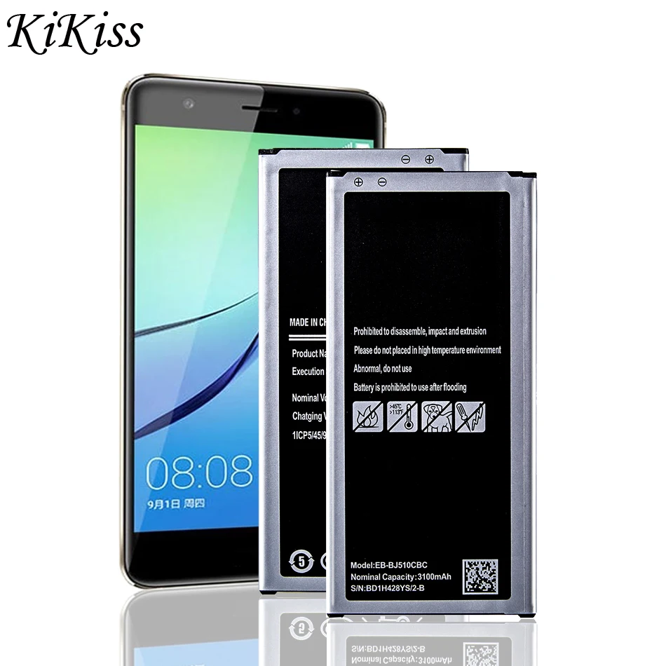 Аккумуляторная батарея для Samsung GALAXY J5 2016 телефон 3100 мАч j5109 j5108 J510 J510FN J510F J510G -