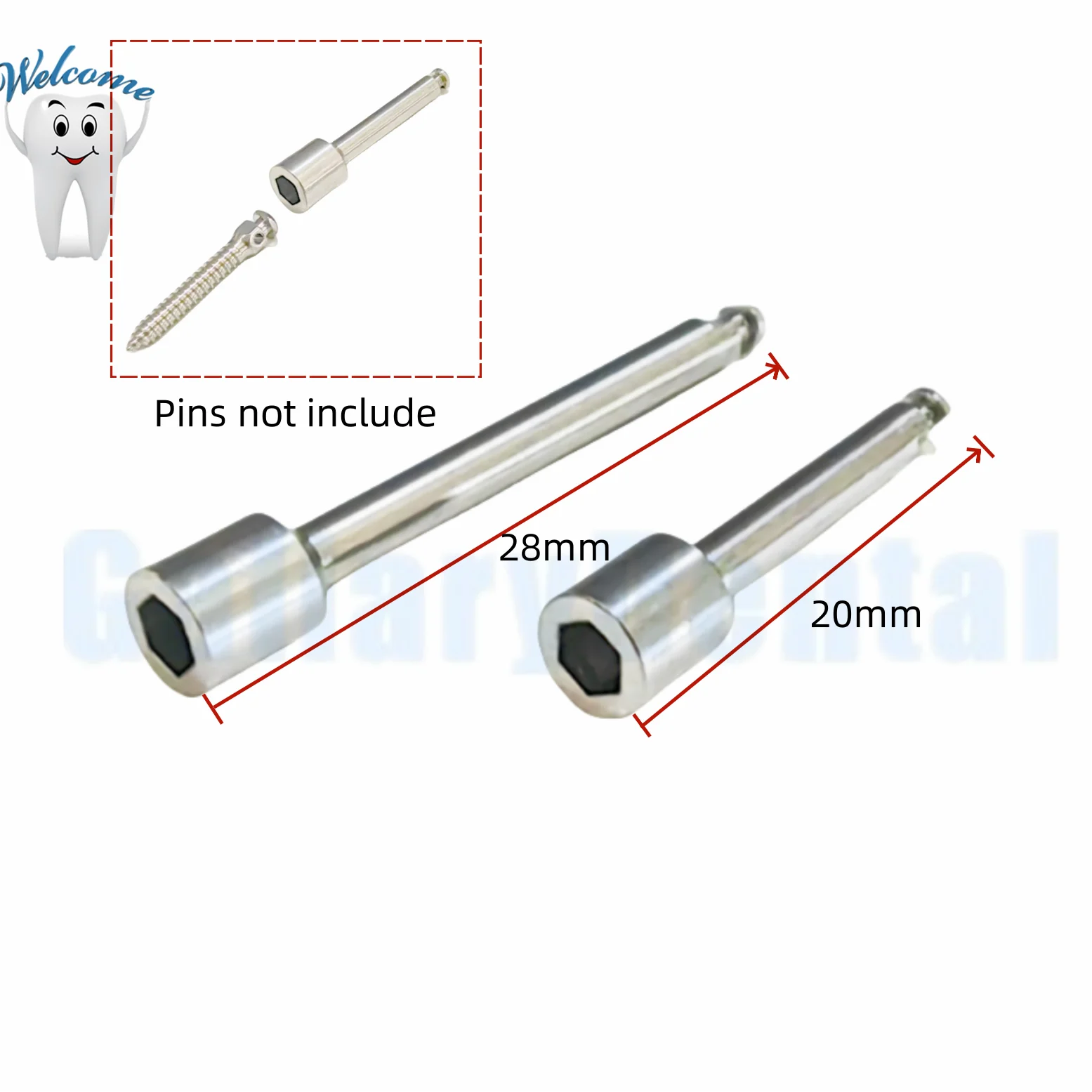 Стоматологический микровинтовой ключ для ∅2.5 мм низкоскоростного сверлильного