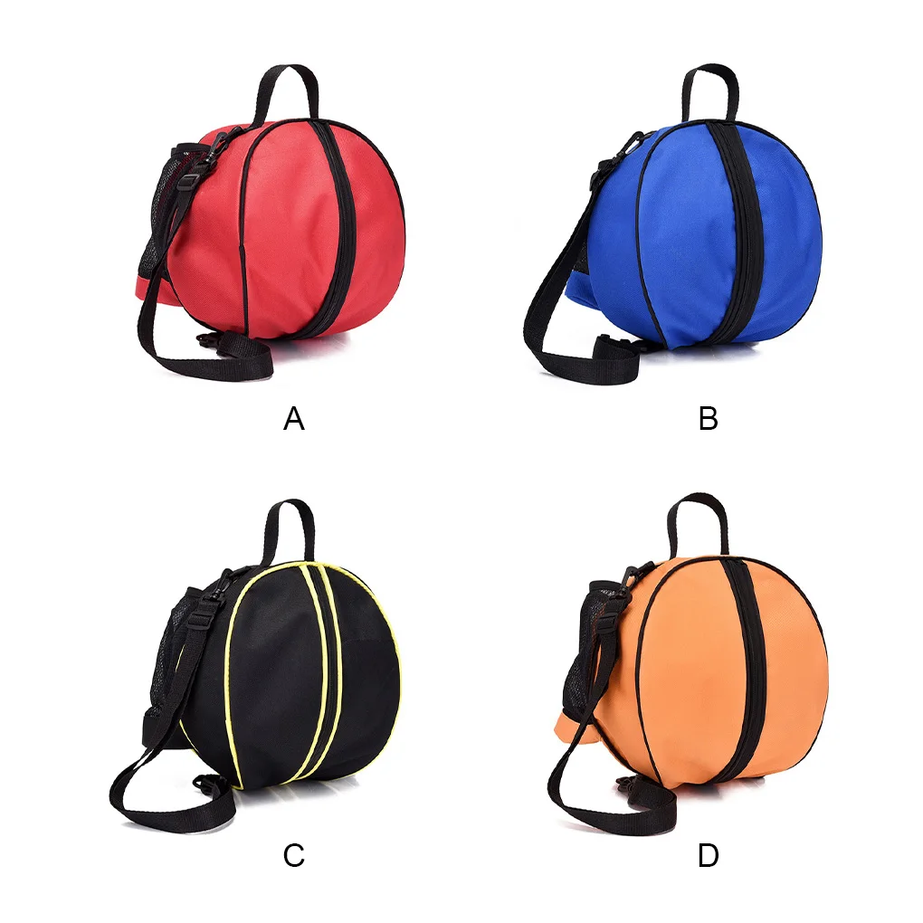 

Basketball Backpack Gym Football Shoulder Bag Pocket Water Bottle Volleyball Holder Compartment Knapsack Black