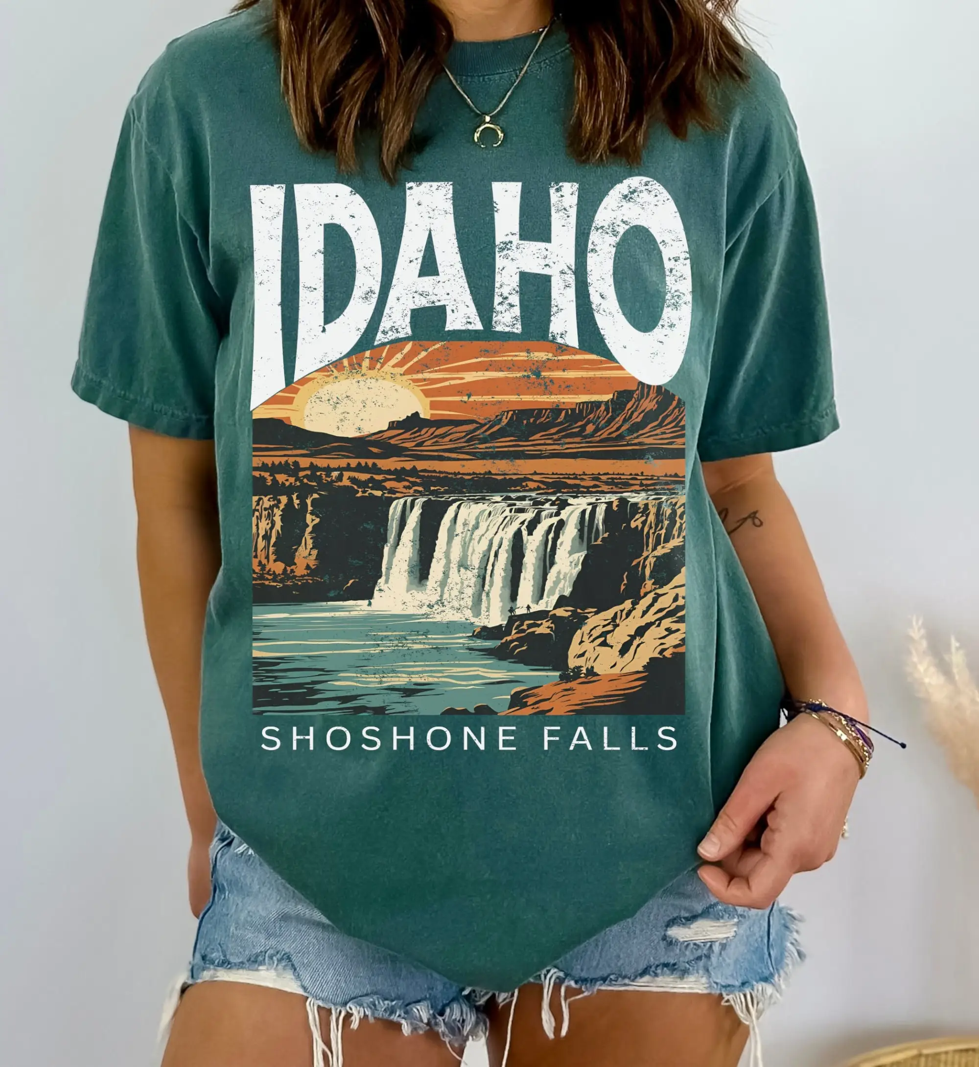 Футболка Idaho Shoshone Falls