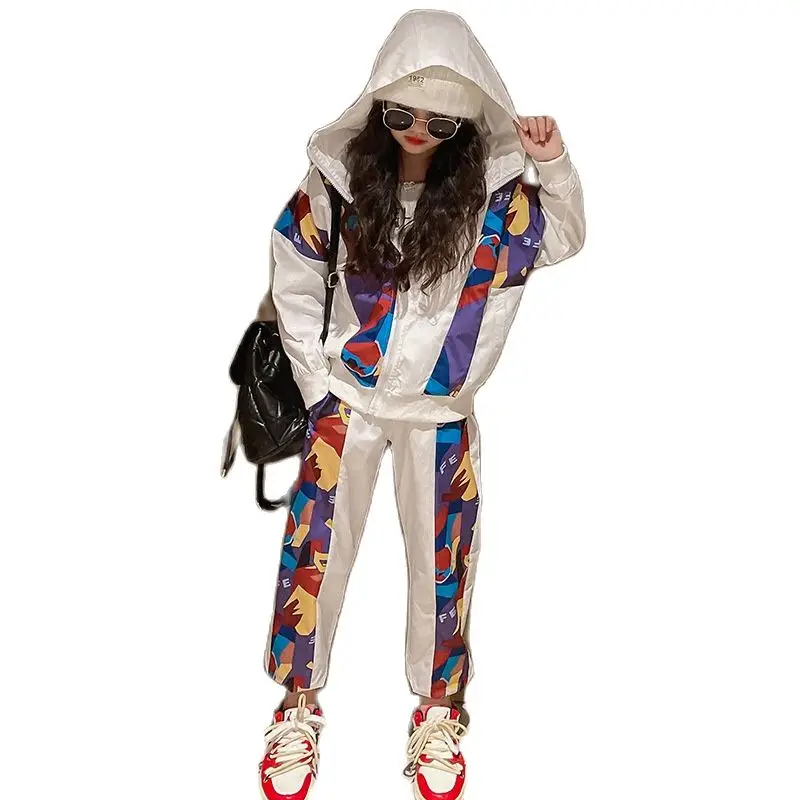 

Детский костюм с капюшоном и брюками, на Возраст 4-14 лет