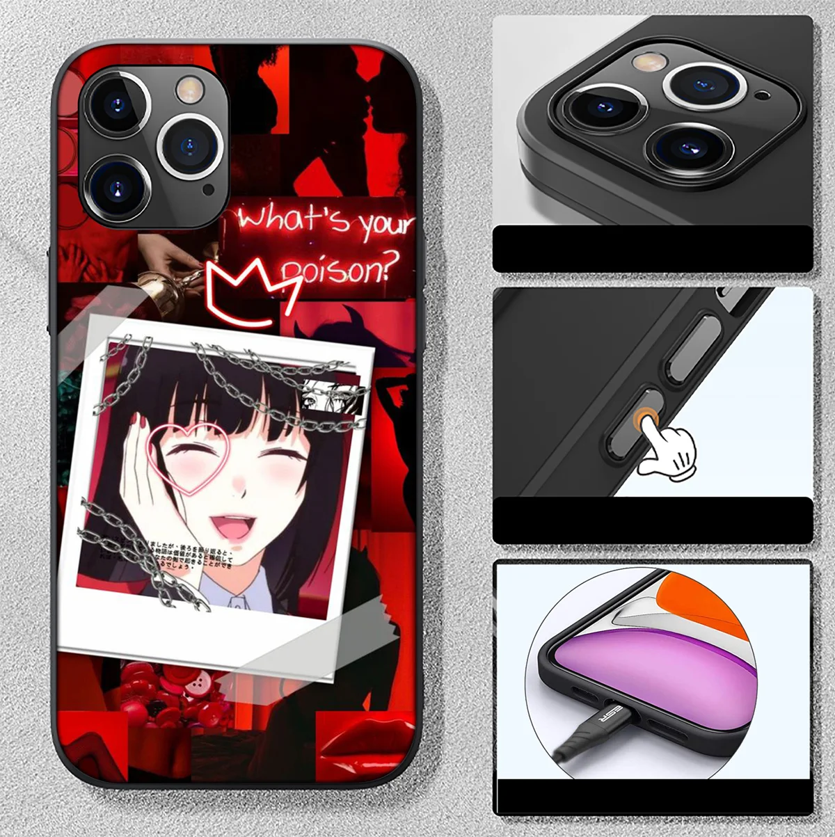 FL95 Kakegurui Yumeko Аниме НОВЫЙ чехол для телефона Huawei Mate 20 P20 P30 Y8P Y8S Y9S Y7A Y9A Y5P Lite Pro