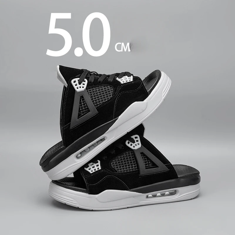 Шлепанцы мужские из ЭВА мягкие сандалии для улицы и пляжа Нескользящие плотные