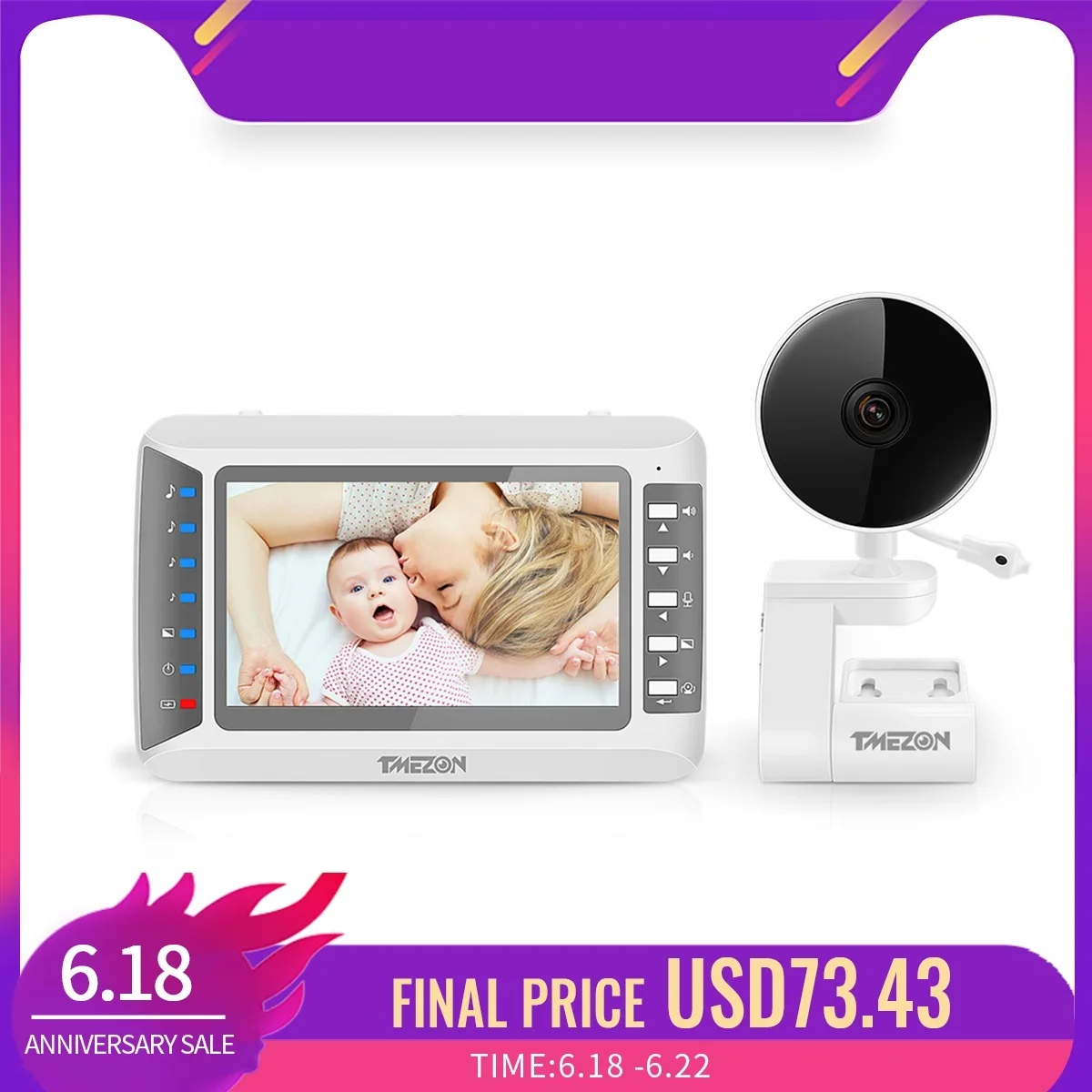 

1080P Baby Monitor HD Wifi Wireless Home Security 2.0MP IR Network CCTV Camera with Two-way Audio Surveillance Camera