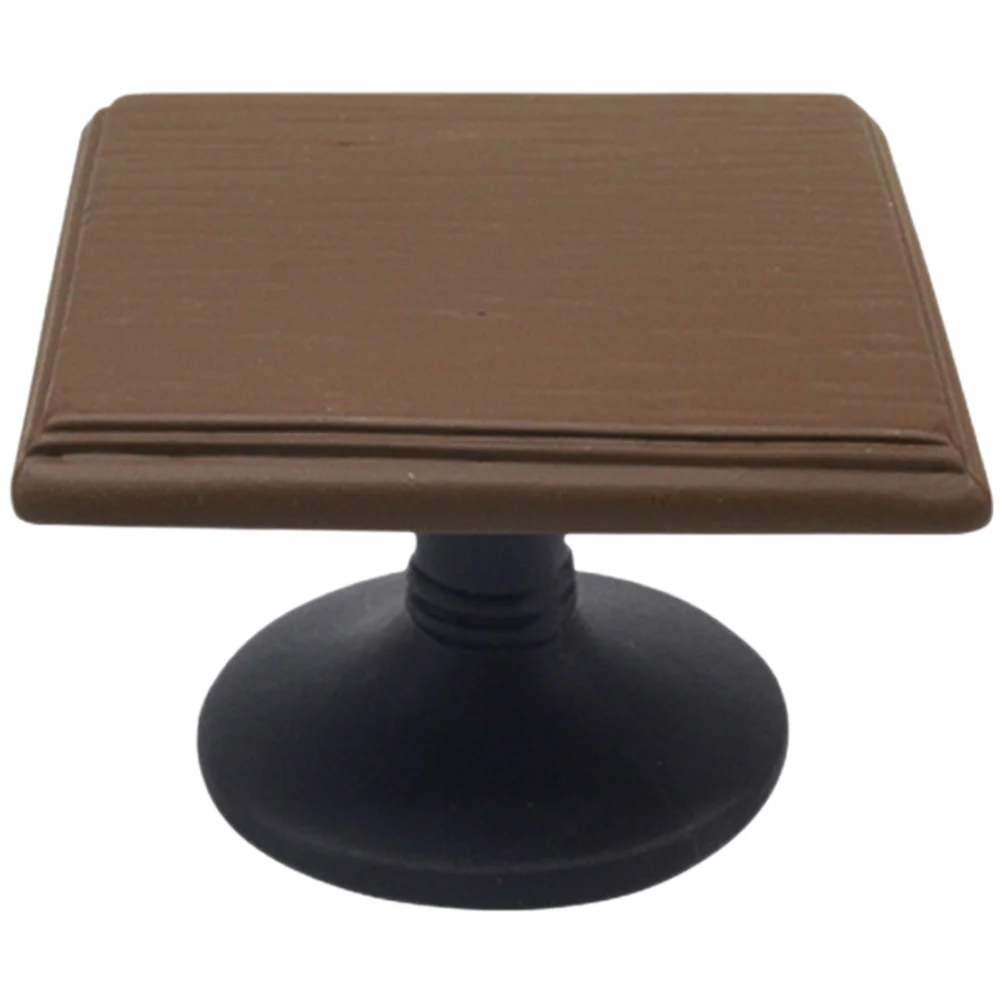 

Маленькая Настольная мини-мебель, украшение для дома, реквизит, квадратные Миниатюрные аксессуары из смолы