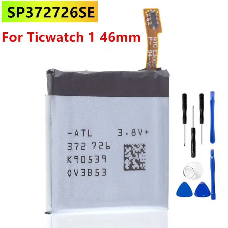 Original Replacement Battery SP372728SE For Ticwatch 2 Ticwatch2 Express WE11056 372726 1 300mAh + Tools |