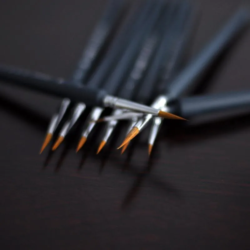 Ручка с одним контуром профессиональная нейлоновая кисть для рисования
