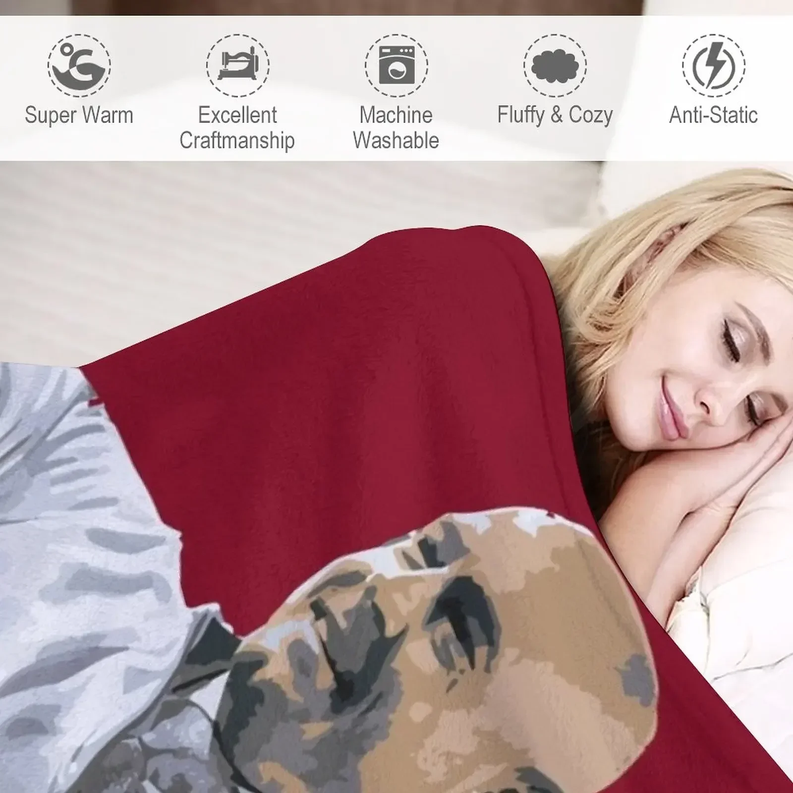 Новое одеяло Daddy PJ Fleck дизайнерский персонализированный подарок мягкие одеяла