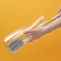 long handle cup brush practical kitchen cleaning tools sponge brush for wineglass bottle coffee glass cup mug cleaning products