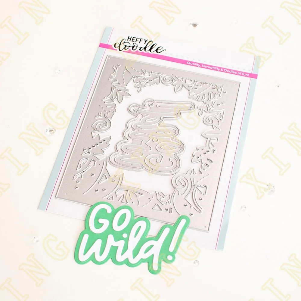 

Go Wild A2 Frame Metal Cutting Dies Scrapbook Diary Decoration Stencil Embossing Template Diy Greeting Card Handmade 2022 New