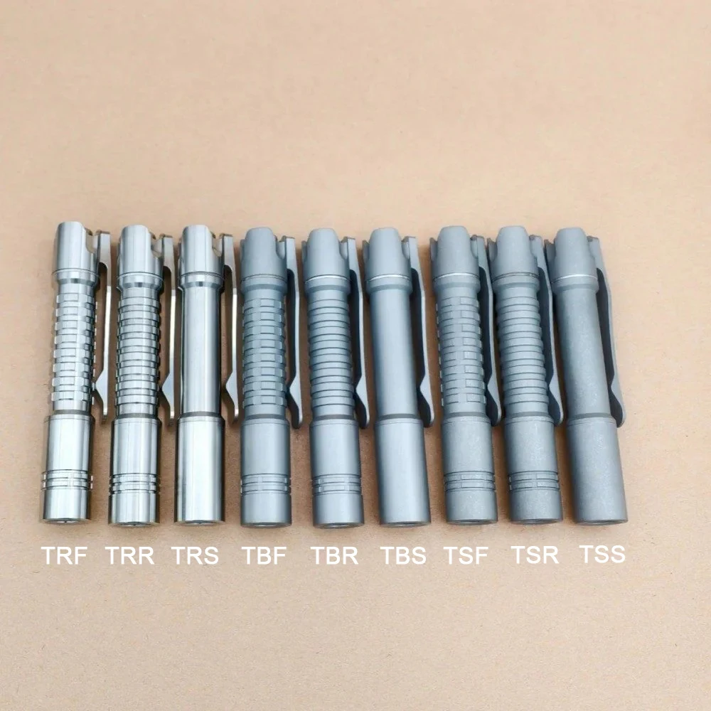Фото Фонарь ReyLight MK3 Pineapple Mini Ti, EDC-фонарик ​ Светодиодные фонари Nichia 519a R9080 с перезаряжаемой батареей 10440 №1