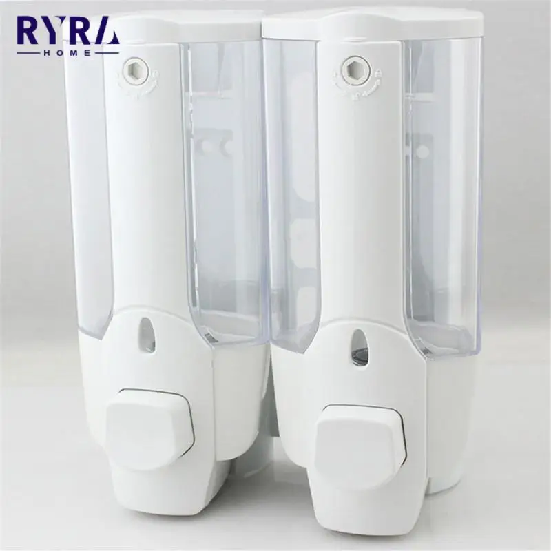 

Bathroom Liquid Soap Dispenser Wall Mounted For Kitchen Shower Bathroom Accessories Soap Dispenser Dispensers Single/Double New