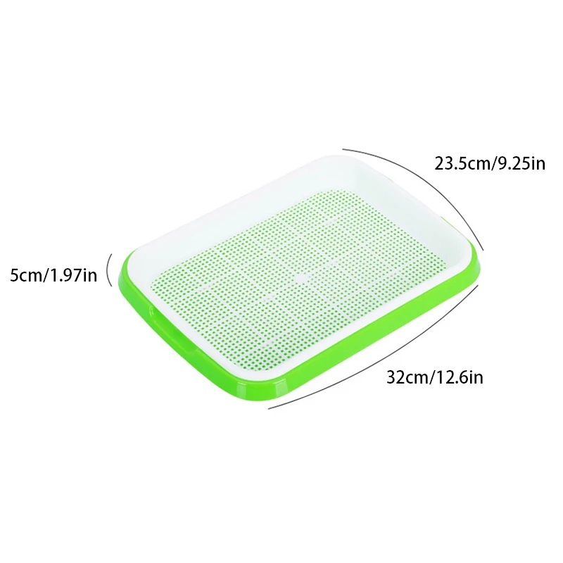 1/2 шт. блюдо для выращивания ростков горшок гидропонных овощных бобов посева