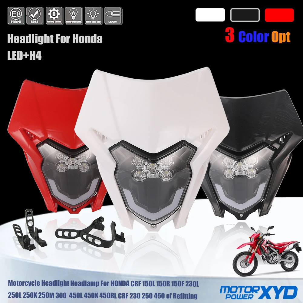 Светодиодная фара для мотоцикла HONDA CRF150L 150R 150F 230L 250L 250X 250M 300 450L 450X 450RL
