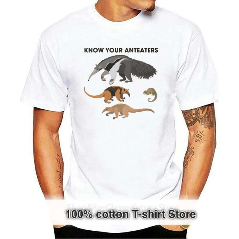 

Fashion Cool Men T Shirt Women Funny Tshirt Know Your Anteaters Customized Printed T-Shirt