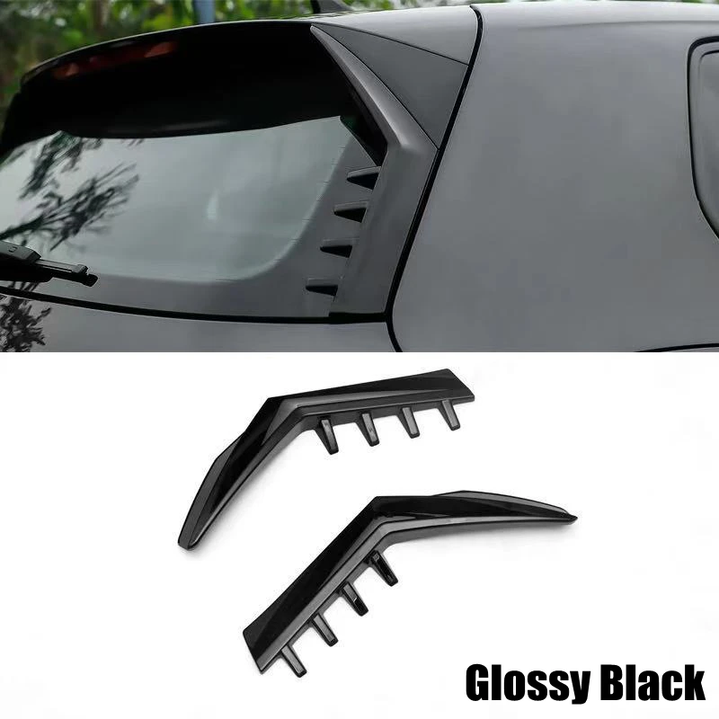 

2 шт., боковой спойлер на заднее окно, крыло для Volkswagen VW Golf 8 MK8 GTI GTD TSI TDI 2020-2023, автоматическое зеркало заднего стекла, хвост