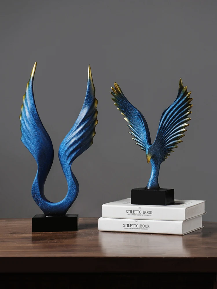 

New Arrival Creative Wings Flying Wine Cabinet Decoration Home Cabinet Living Room Office Decorations Furnishings Table Shop