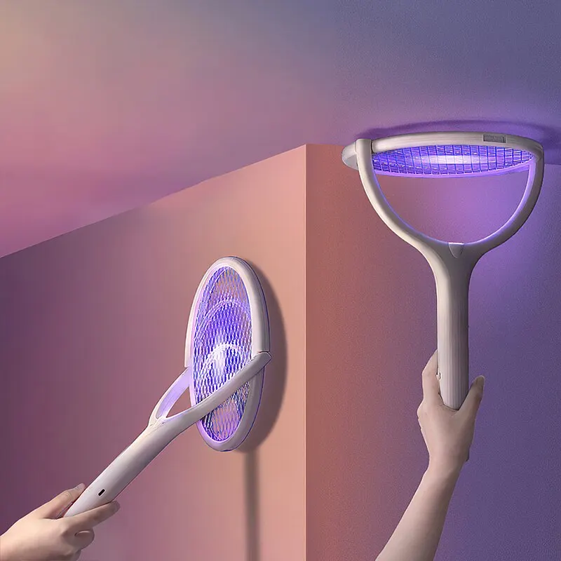 

Вращающаяся на 90 градусов Лампа-ловушка для комаров, электрический шокер, 365 нм, УФ-лампа для клопов, ловушка для мух, летняя мушка для мух