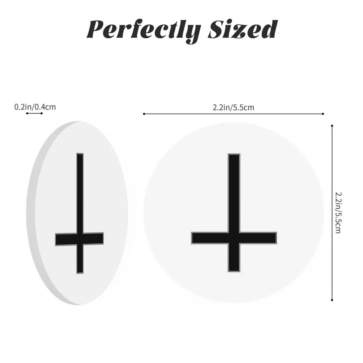 Магниты для холодильника &quotПеревернутый крест&quot