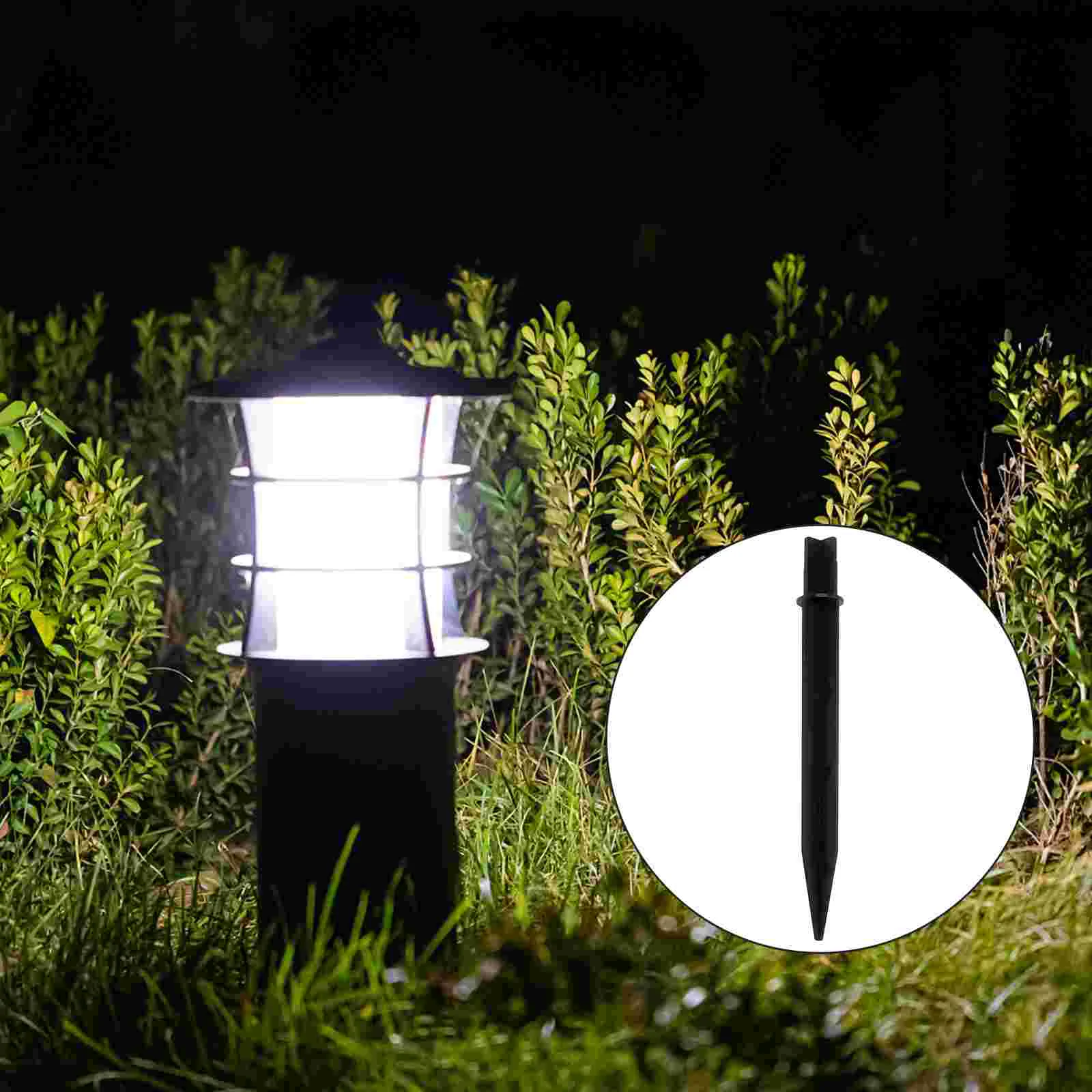 

Stakes Ground Solar Lightslight Spikes Replacement Garden Spikepegs Candy Landscape Cane Torch Stake Lamps Fence Decorative