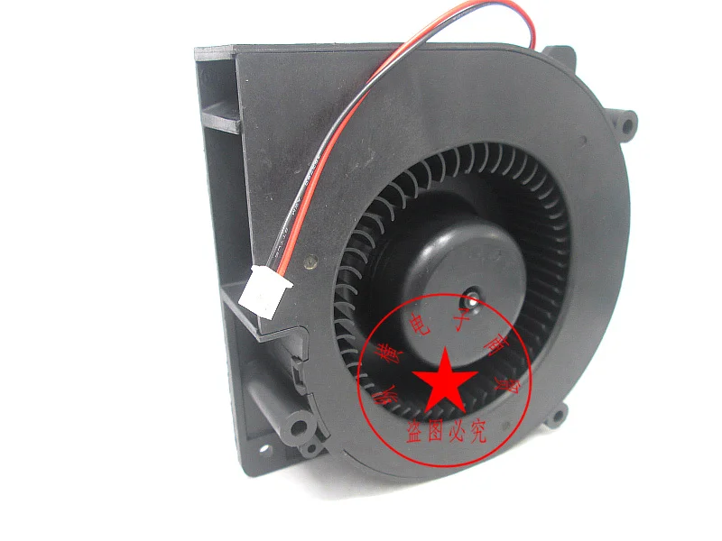 Двухпроводной Вентилятор охлаждения сервера Nidec D12F-24BS5 DC 24V 0.55A 120x120x38 мм